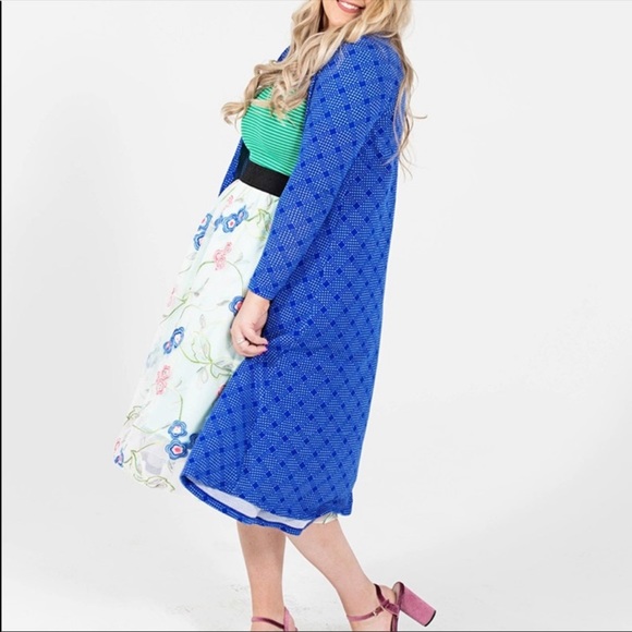 LuLaRoe SARAH Cardigan Sweater Duster Soft Green - Picture 13 of 16